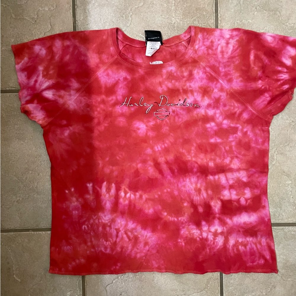 Vintage Y2K design Harley Davidson women’s top